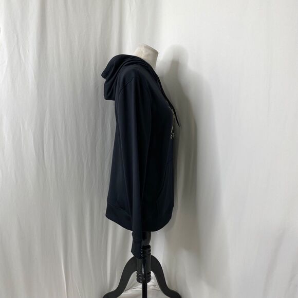 Womens Medium Hoodie Vortex Black and Camo Logo Long Sleeve Pocket - Picture 5 of 9